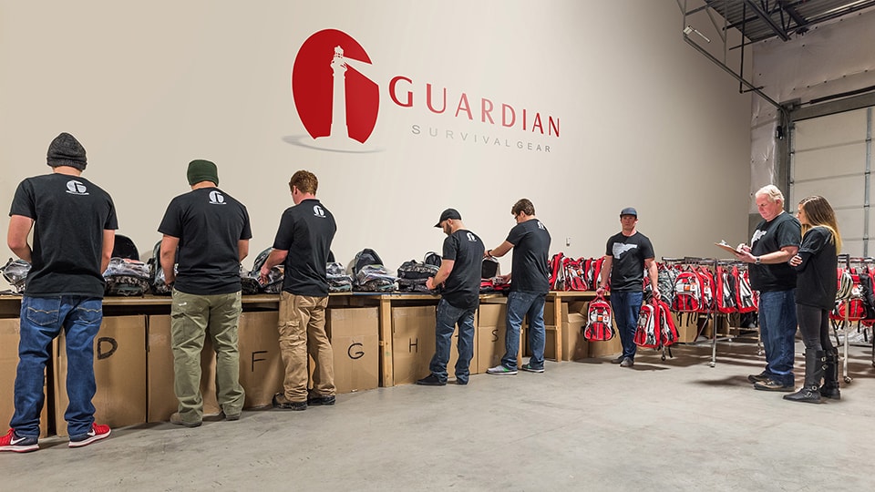 Guardian survival gear warehouse