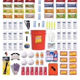 4 PERSON HOME SURVIVAL KIT - PREMIUM WITH NEW MILLENNIUM BARS