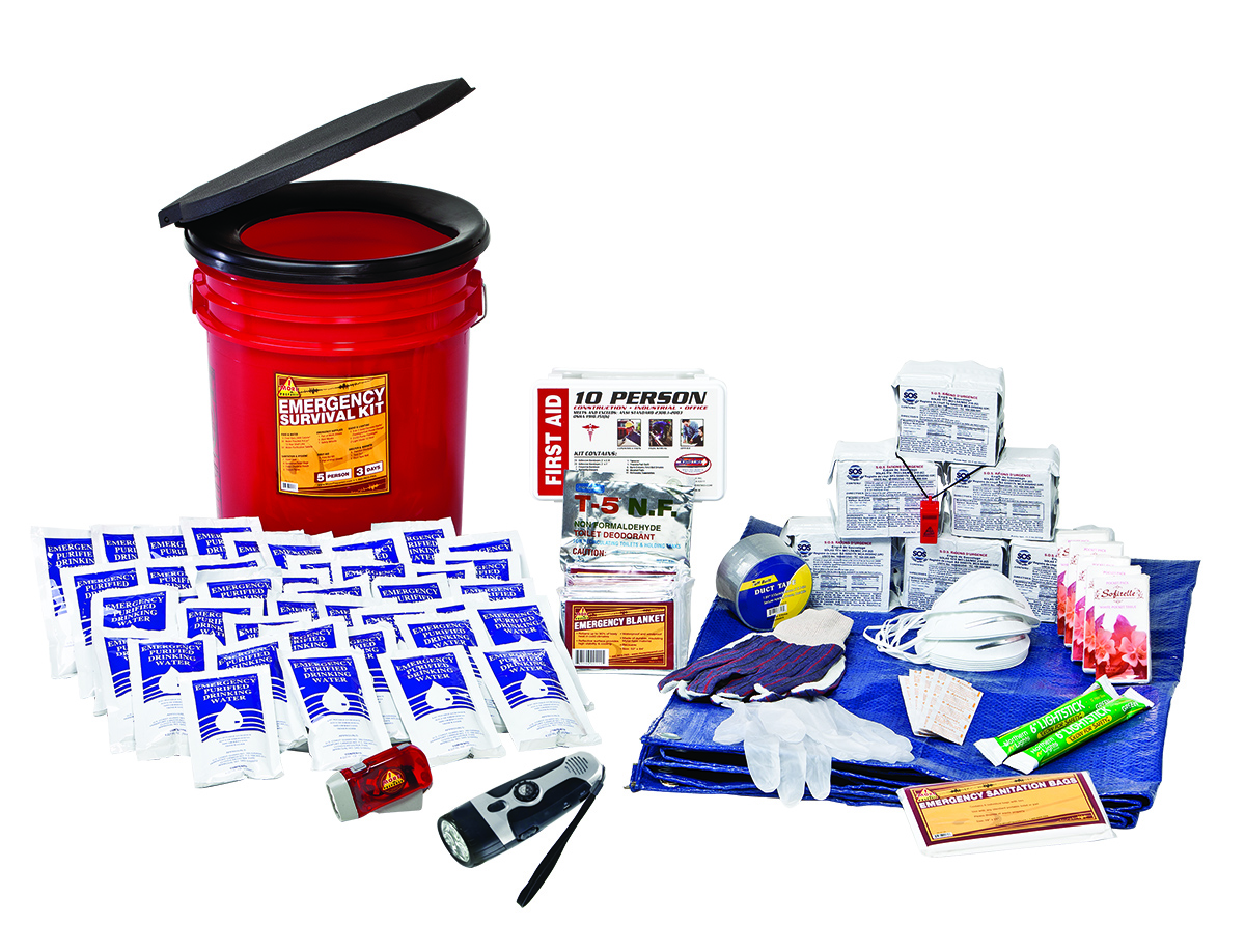 10 PERSON OFFICE SURVIVAL KIT Survival Kit